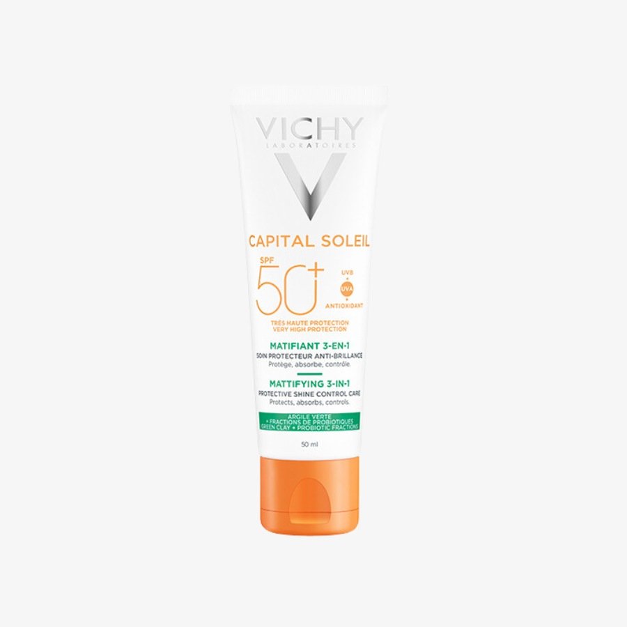 CAPITAL SOLEIL MATTIFYING 3IN1 SPF 50 NEW