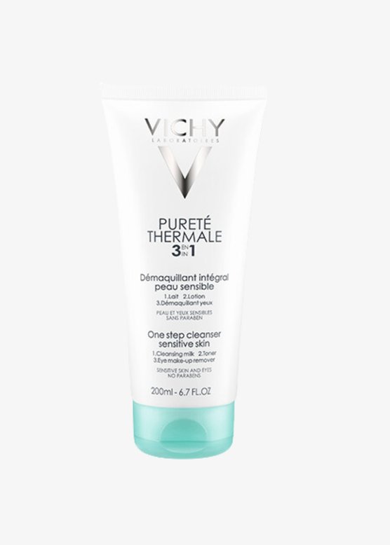 Sữa rửa mặt 3 tác dụng cho da nhạy cảm Vichy Purete Thermal